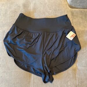 FP Movement Black Game Time Shorts Lightweight Design